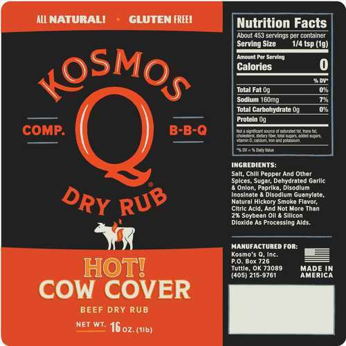 Kosmos Q Cow Cover Hot Rub