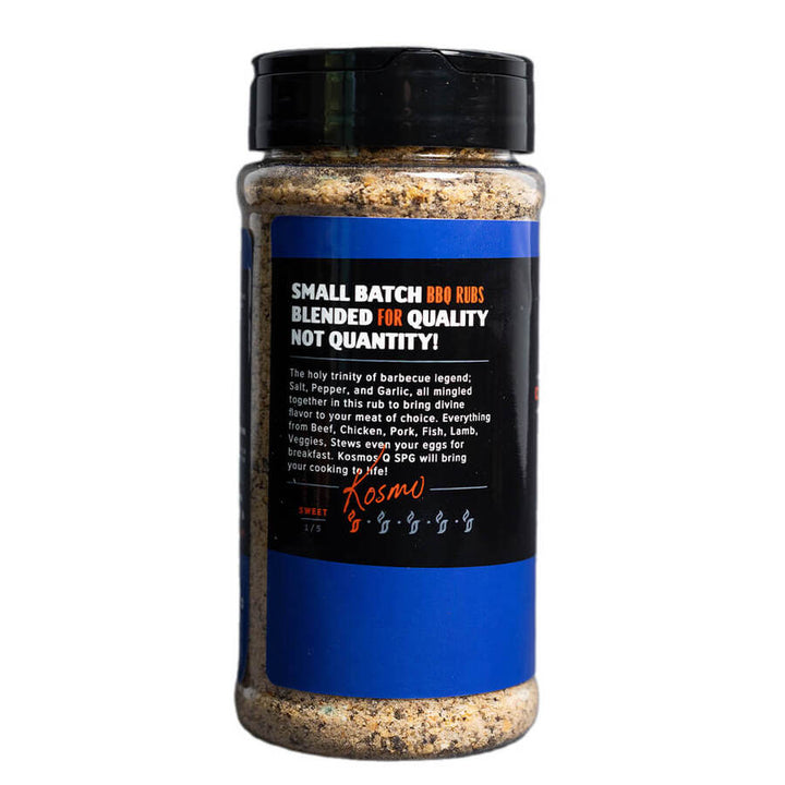 Kosmos Q SPG Rub (Salt Pepper Garlic) 340g