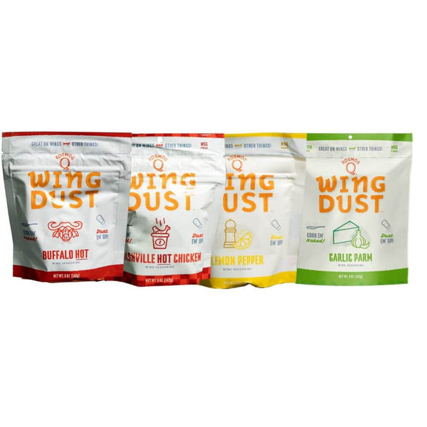 Kosmos Q Chicken Wing Dust 4 Variety Pack