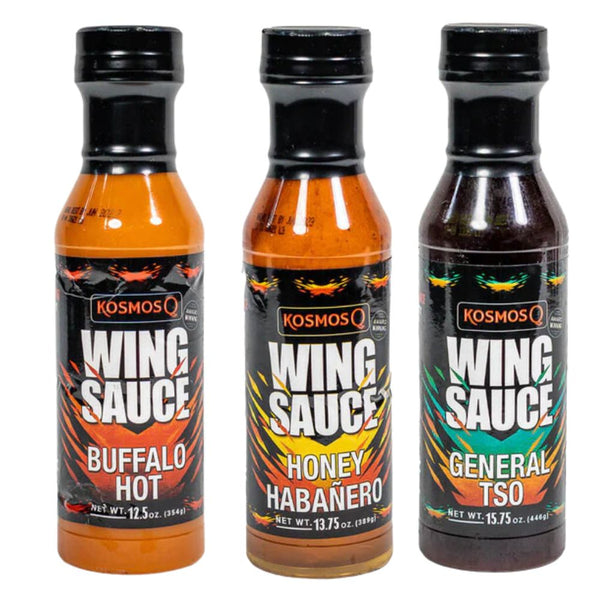 Kosmos Q Wing Sauces Combo Pack