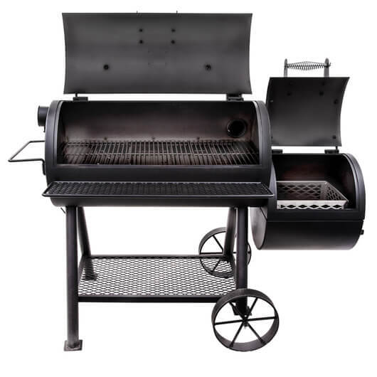 Oklahoma Joe s Highland Reverse Flow Offset Smoker BBQ Spit Rotisseries