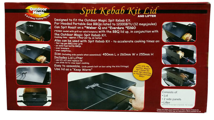 Spit Kebab Kit Lid Lifter | Outdoor Magic