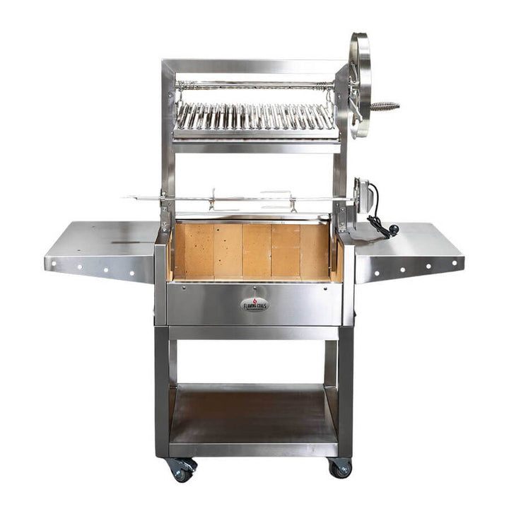 Stainless Steel Parrilla Argentinian BBQ with Rotisserie 610mm x 550mm