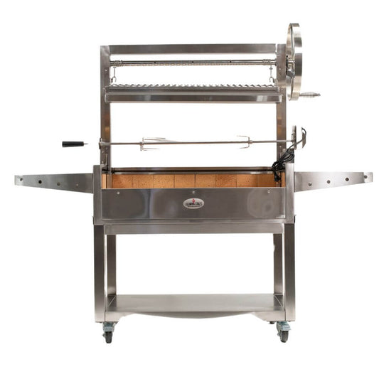 Stainless Steel Parrilla Argentinian BBQ with Rotisserie 885mm x 550mm