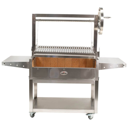 Stainless Steel Parrilla Argentinian BBQ with Rotisserie 885mm x 550mm