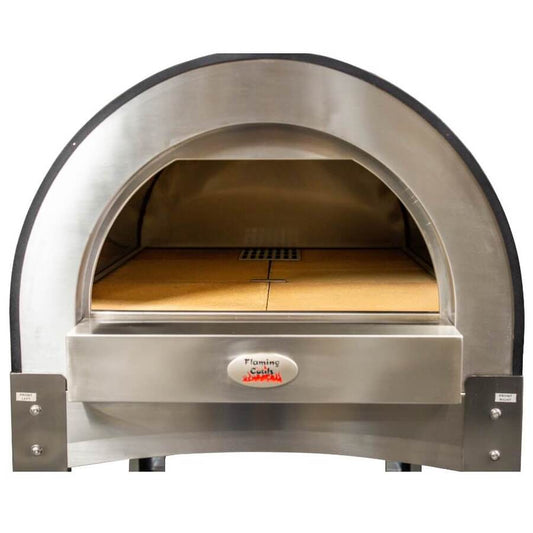 Woodfired Pizza Oven-Black | Flaming Coals 