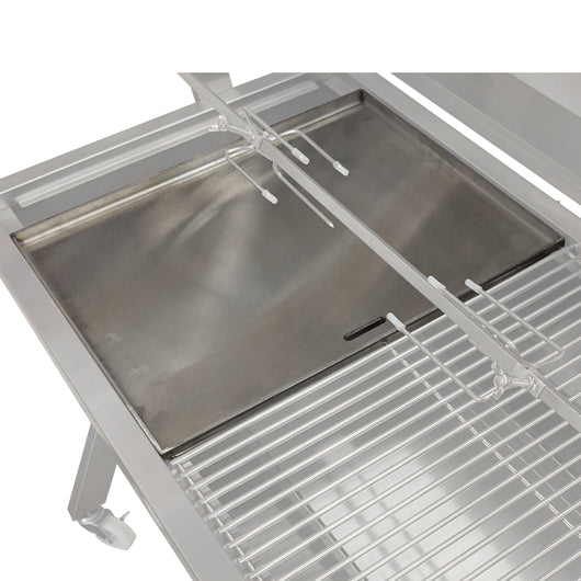 Stainless Steel BBQ Hotplate 400mm x 480mm