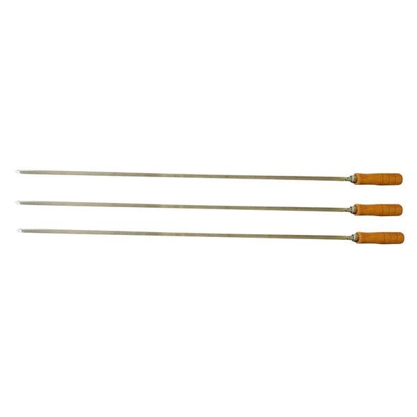 Cyprus Spit Roast Skewer- 10mm x 750mm- 3x - Flaming Coals