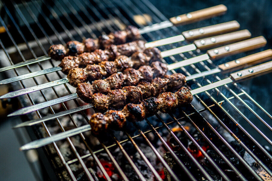 Metal Kebab Skewers for sale in Australia BBQ Spit Rotisseries