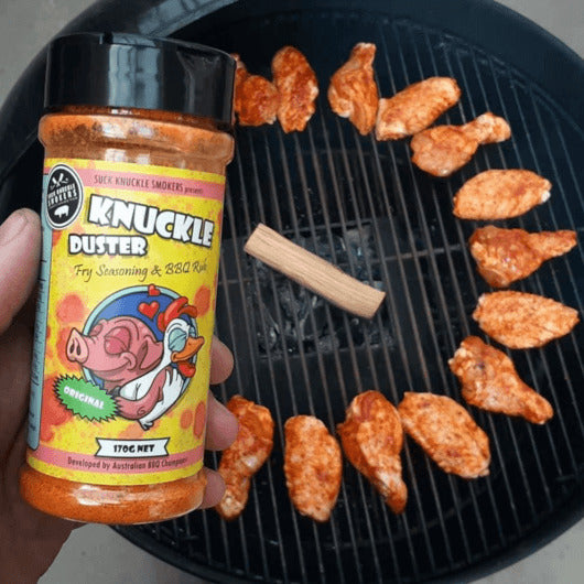 Knuckle Duster Wing Dust, Fry Seasoning & BBQ Rub
