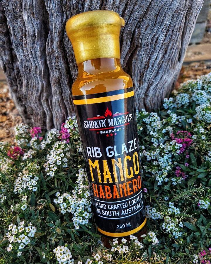 Mango Habanero Rib Glaze by Smokin' Mangoes Barbeque