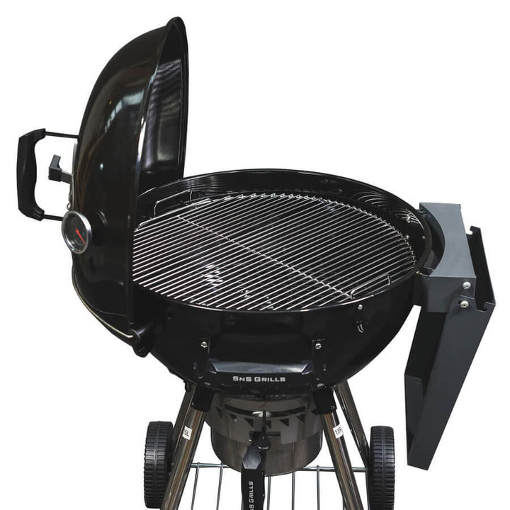 SNS Grills - Slow 'N Sear Kettle BBQ- Black