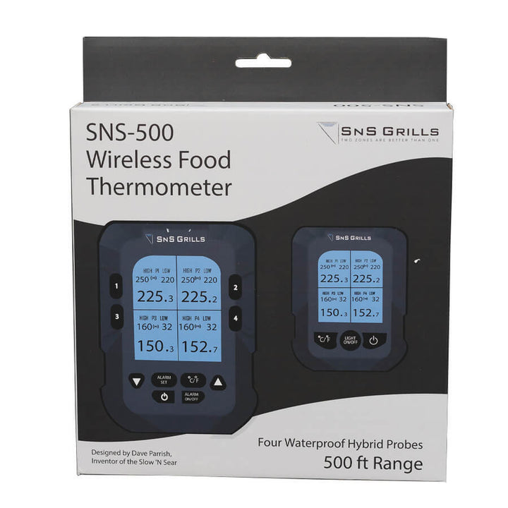 Remote Digital Multi Probe Thermometer - SnS-500 Slow N Sear 