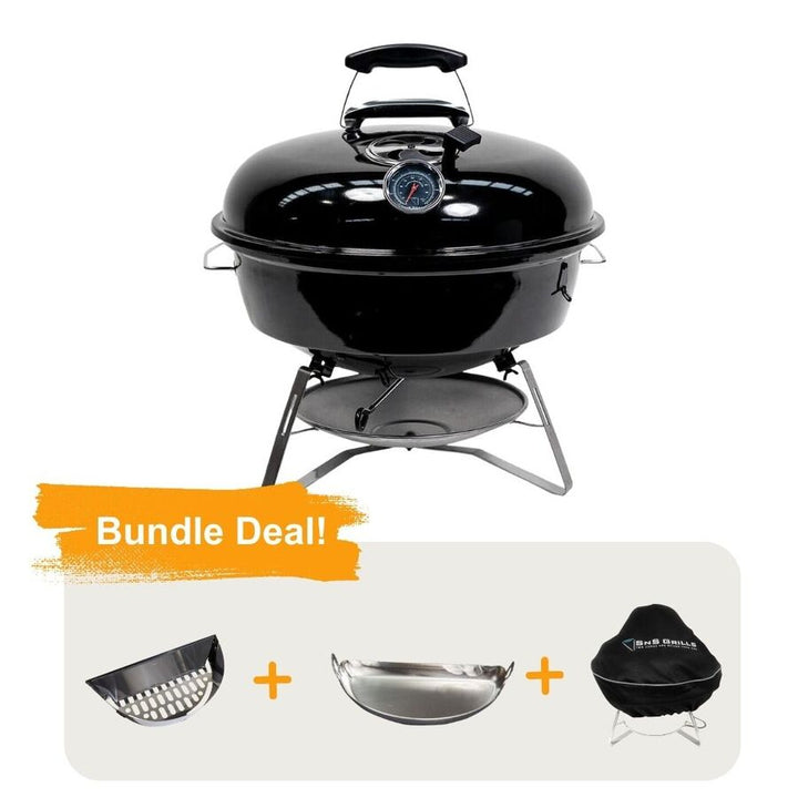 Slow n Sear Travel Kettle Grill - Bundle