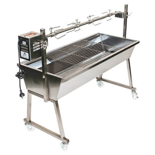 The Minion 1200 Stainless Steel Spit Rotisserie - Bundle