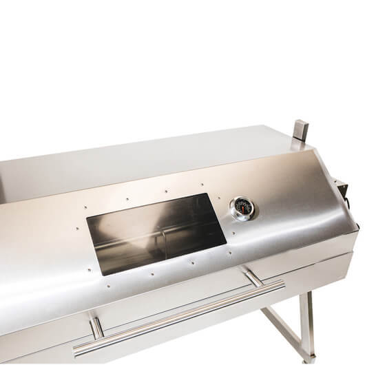 1500 Stainless Steel Hooded Spartan Spit Roaster