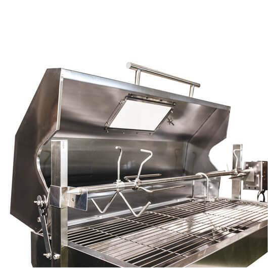 1500 Stainless Steel Hooded Spartan Spit Roaster