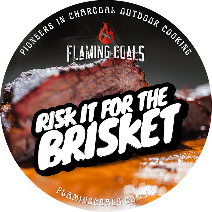 BBQ Community Stickers | Flaming Coals 