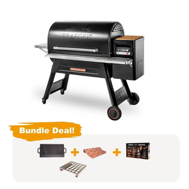 Traeger Timberline 1300 BBQ Meat Smoker - BUNDLE