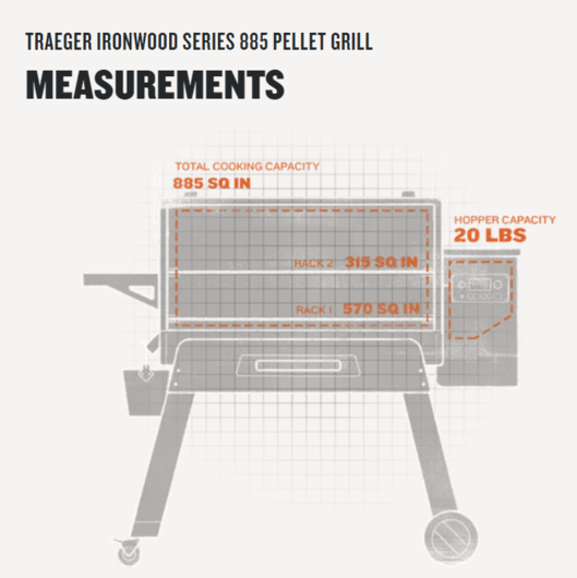 Traeger Ironwood 885 Pellet Grill Smoker