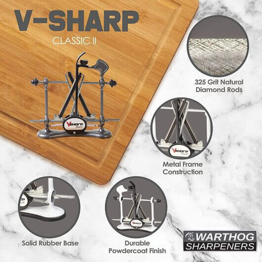 V-Sharp Classic II Knife Sharpener | Warthog Sharpeners