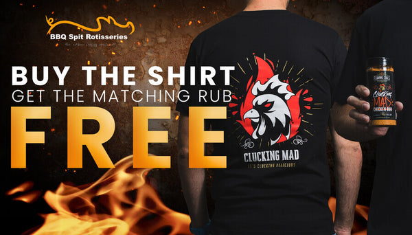 Flaming Coals T-shirt- Chicken