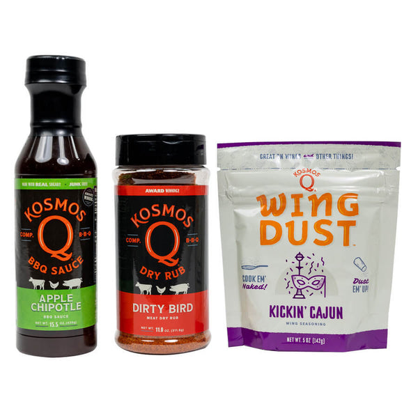 Kosmos Q Kickin' Chicken Wings Combo Pack