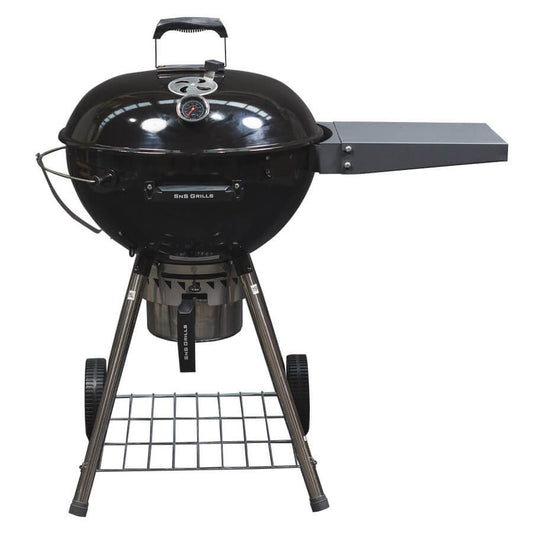 SNS Grills - Slow 'N Sear Kettle BBQ- Black