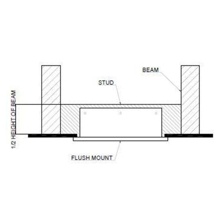 Heatstrip Indoor Radiant Heater Flush Mount Enclosure THS 1800A
